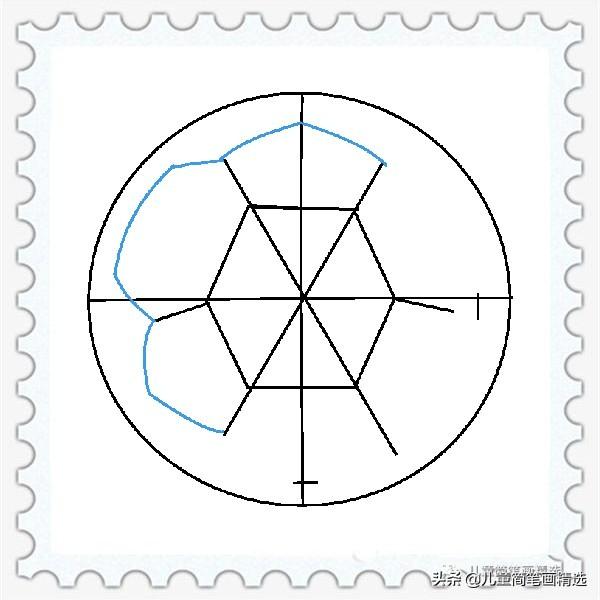 足球怎么画简笔(儿童简笔画精选「体育」-如何画一个足球(Football)?)