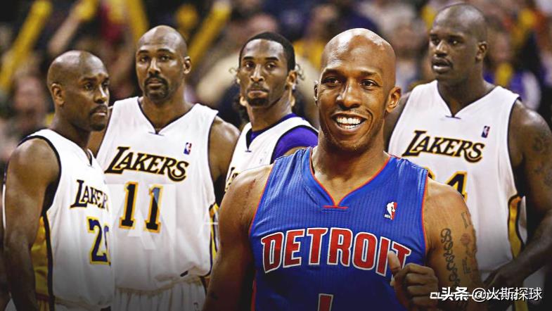 nba2004年总冠军(18年前的今天,活塞击败湖人F4夺冠,还会有这样的总冠军球队吗?)