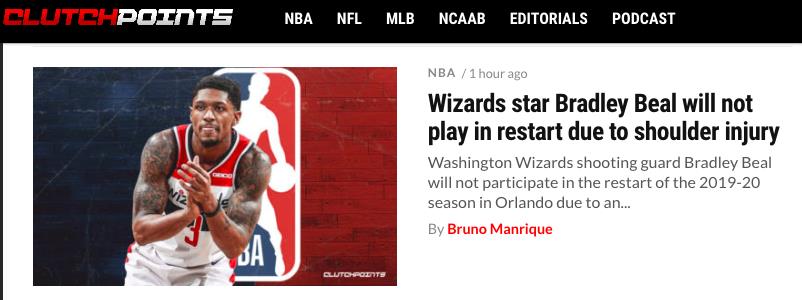 nba哪些球队没参加复赛（两支球队的老大退赛 四巨头都拒绝参加复赛 NBA没重启就连遭重创）