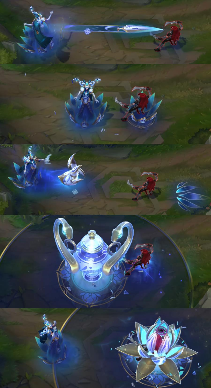 lolez皮肤高清图片（中国风拉满！LOL青花瓷系列皮肤上手体验：EZ手感、特效给好评）