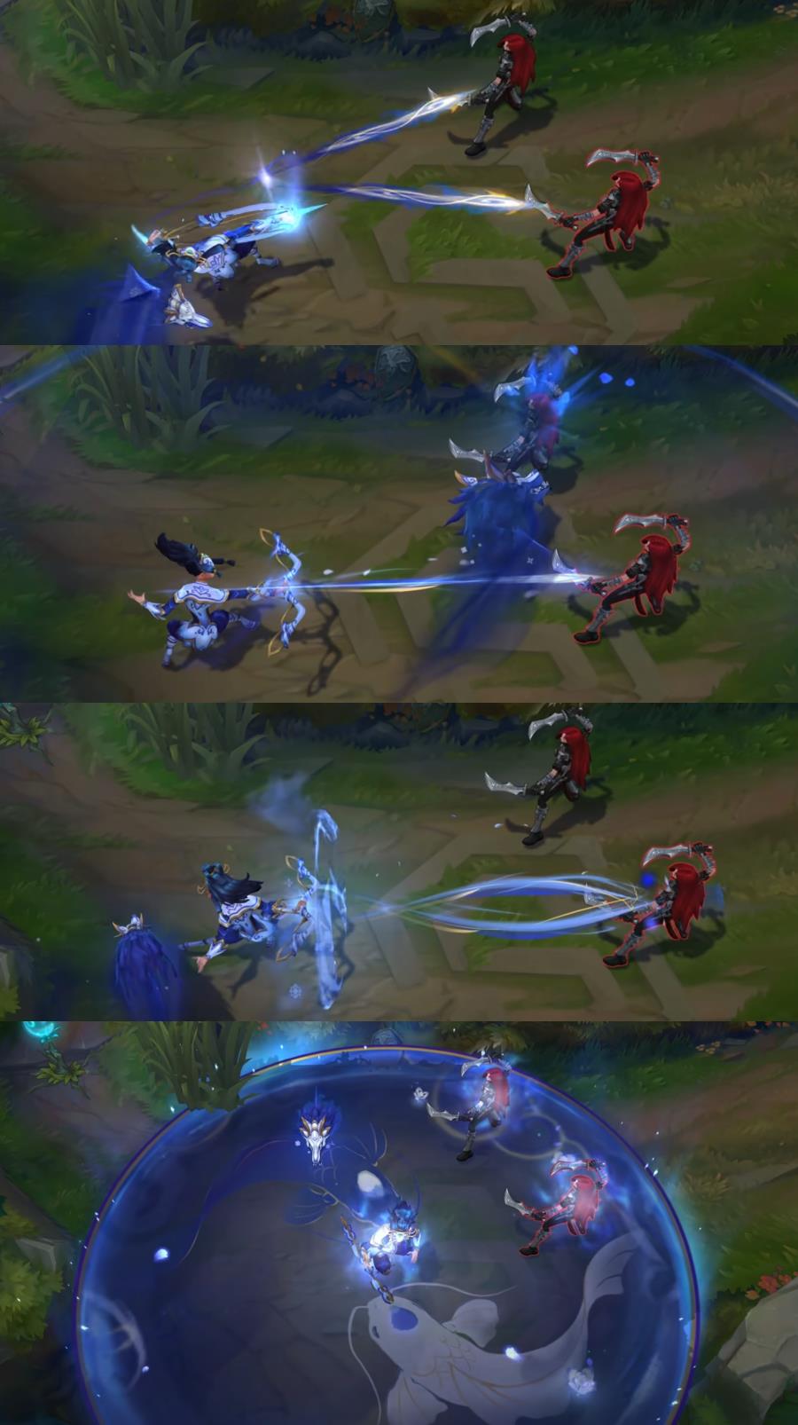 lolez皮肤高清图片（中国风拉满！LOL青花瓷系列皮肤上手体验：EZ手感、特效给好评）