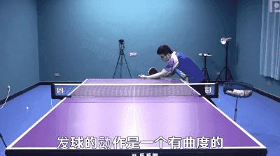 乒乓球如何摩擦球(想把球发转,挥拍摩擦球时要有这个曲度,不用上台,在家就能练)
