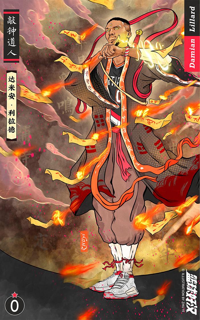 莱昂纳德球星卡(帅!小伙设计NBA球星·篮球好汉卡,詹姆斯、哈登都上榜了)