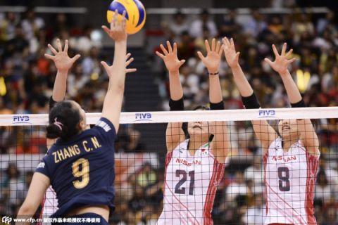 世界杯女排中日（中国女排3-1日本四夺世界杯冠军 直通里约奥运）