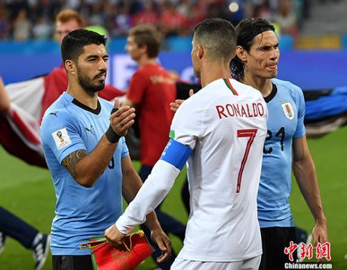 2018世界杯C罗进几强(世界杯:乌拉圭2:1葡萄牙晋级8强 C罗告别俄罗斯)