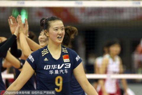 世界杯女排中日（中国女排3-1日本四夺世界杯冠军 直通里约奥运）