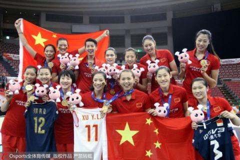 世界杯女排中日（中国女排3-1日本四夺世界杯冠军 直通里约奥运）