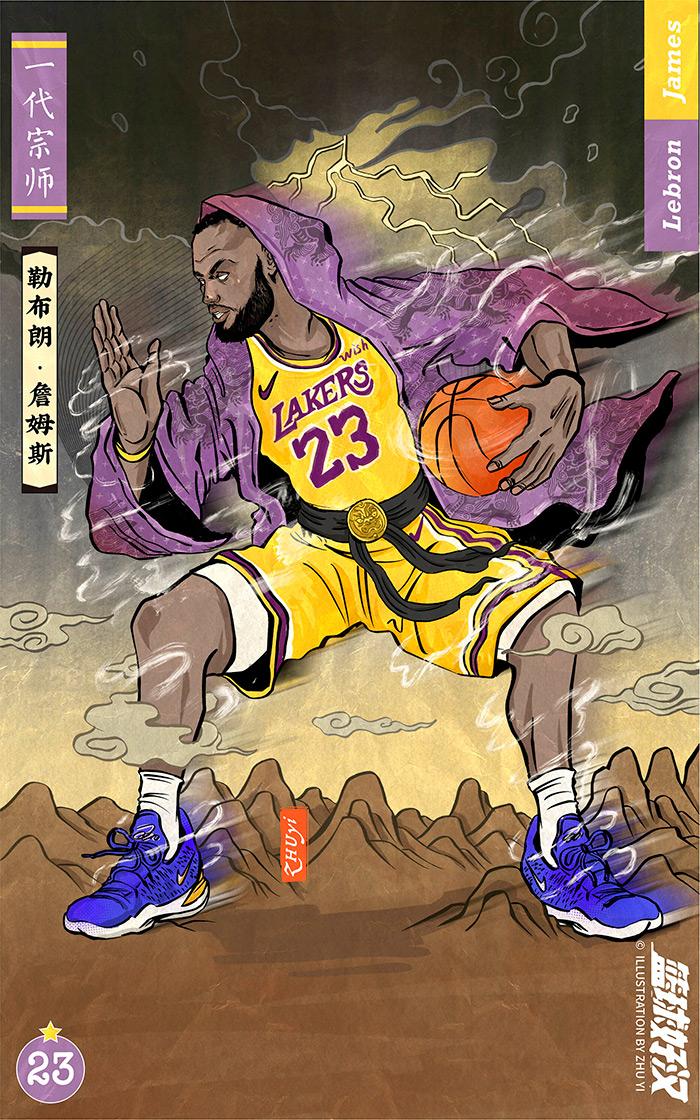 莱昂纳德球星卡(帅!小伙设计NBA球星·篮球好汉卡,詹姆斯、哈登都上榜了)