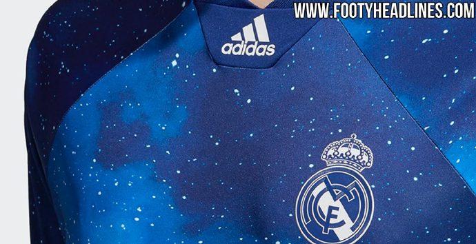 皇家马德里队服(银河星空!装备网站曝出皇马特别定制版球衣照片)