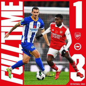 阿森纳vs布莱顿高清直播(联赛杯-三笘薰破门维尔贝克弑旧主 阿森纳1-3遭布莱顿淘汰)-华海博客