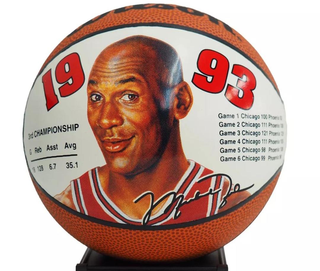 斯伯丁篮球83系列(两次成为nba官方用球,威尔胜到底什么来头?乔丹罗斯代言过它)
