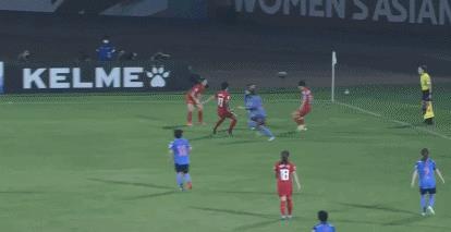 2019年女足世界杯任意球（亚洲杯-王珊珊绝平朱钰神勇中国女足点球战6-5日本，决赛会师韩国）