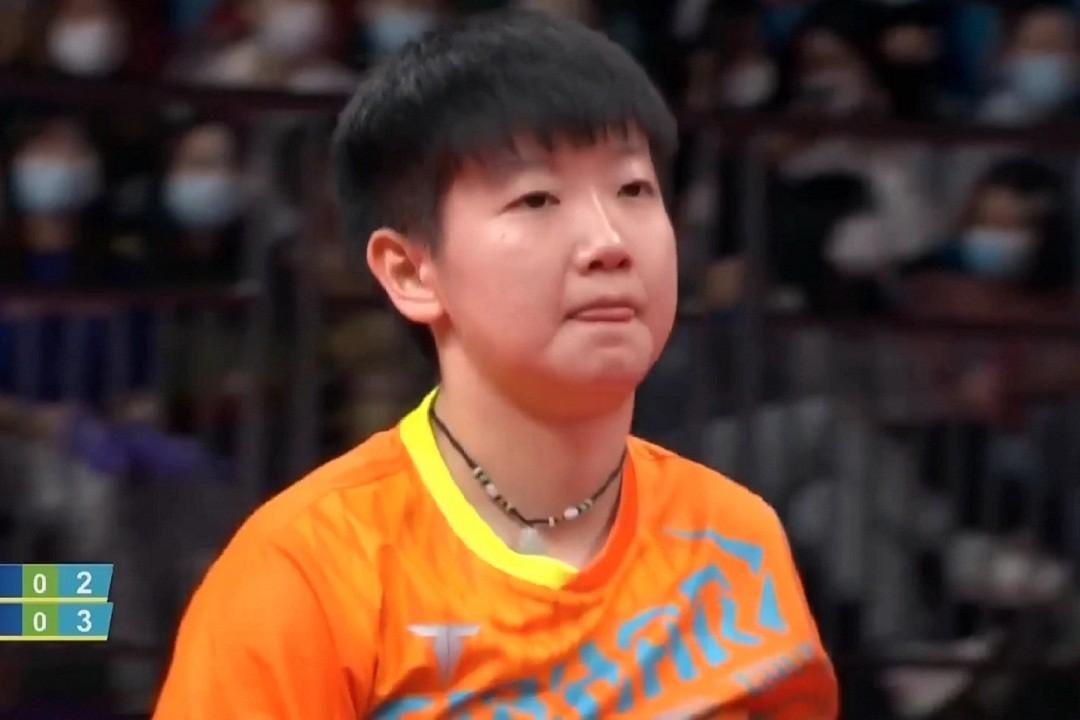 全运会乒乓球女单决赛回放(王曼昱4局零封孙颖莎,全运会女单夺冠,反手拧有张继科的风采)