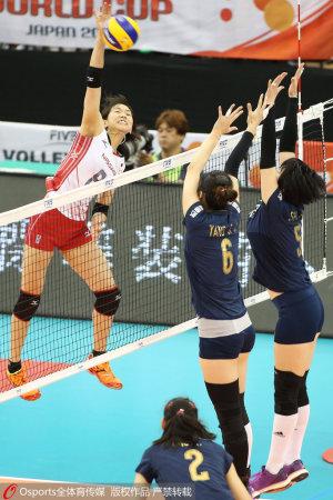 世界杯女排中日（中国女排3-1日本四夺世界杯冠军 直通里约奥运）