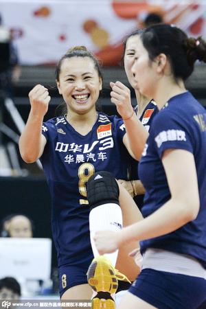 世界杯女排中日（中国女排3-1日本四夺世界杯冠军 直通里约奥运）