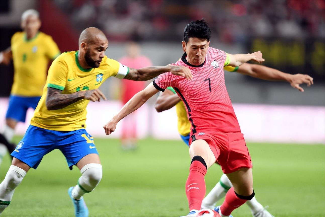 韩国世界杯足球场（巴西5：1韩国，桑巴舞步晃晕太极虎！差距巨大，英超金靴带不动）