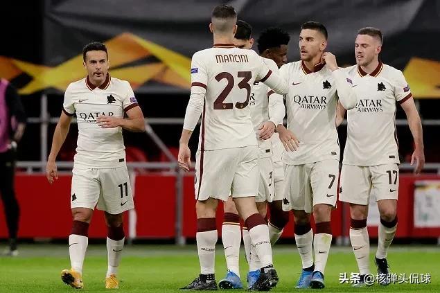 罗马终止阿贾克斯24场不败(2:1逆转阿贾克斯,罗马守住意甲欧战最后尊严,比尤文国米争气)