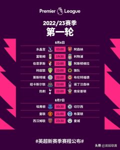 欧洲各国22—23赛季联赛开赛时间（官方：2022／23赛季英超赛程公布）-华海博客
