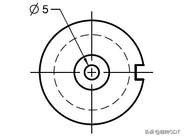 圆球半径标注方法(机械图纸·每日一符:直径?和半径R)
