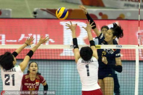 世界杯女排中日（中国女排3-1日本四夺世界杯冠军 直通里约奥运）