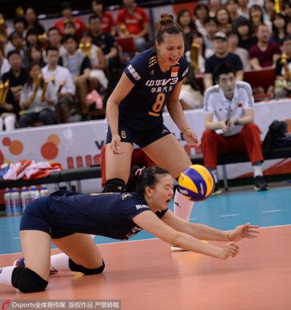 世界杯女排中日（中国女排3-1日本四夺世界杯冠军 直通里约奥运）