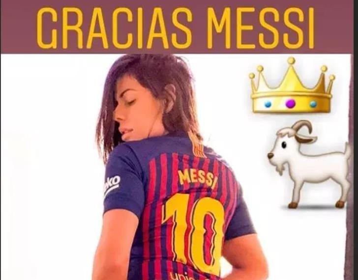 俄罗斯世界杯最辣的女球迷（美臀小姐滥发辣眼照片蹭梅西热度一度被封杀，今获解禁跪谢梅西）