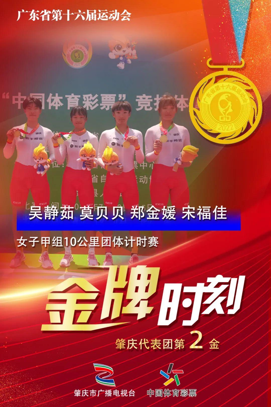 2018年广东省省运会肇庆（捷报！省运会肇庆代表团今日豪揽5金4银）