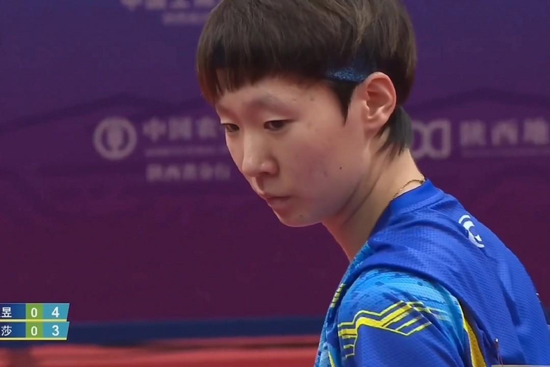全运会乒乓球女单决赛回放(王曼昱4局零封孙颖莎,全运会女单夺冠,反手拧有张继科的风采)