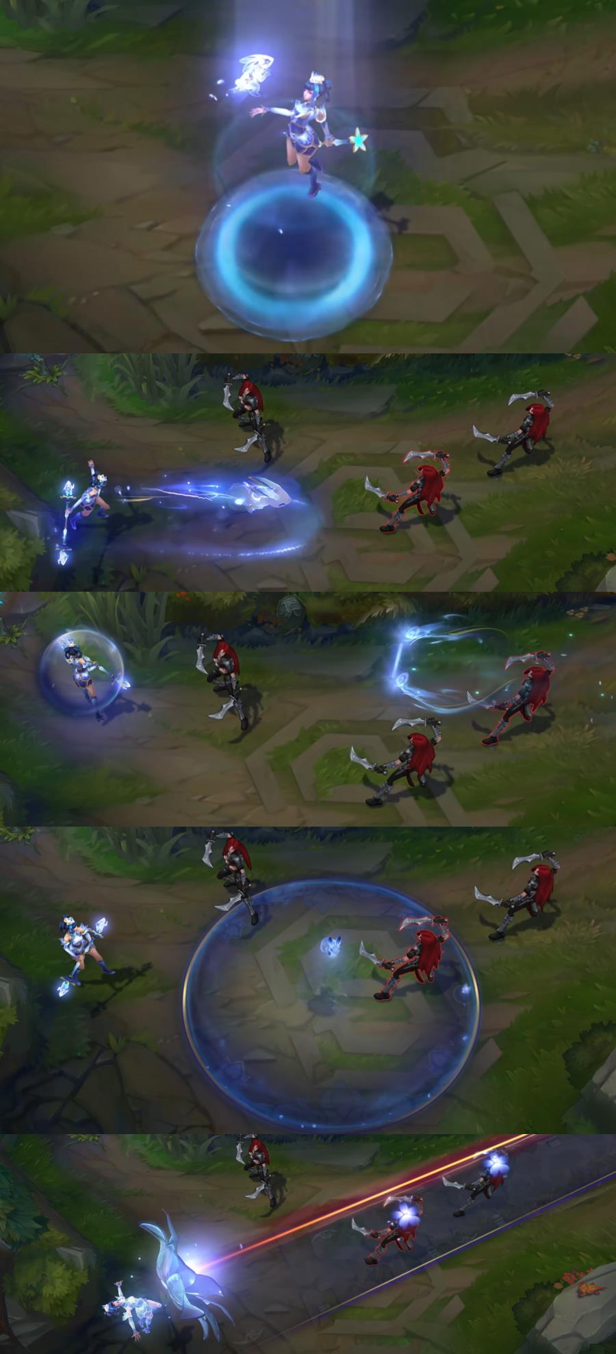 lolez皮肤高清图片（中国风拉满！LOL青花瓷系列皮肤上手体验：EZ手感、特效给好评）