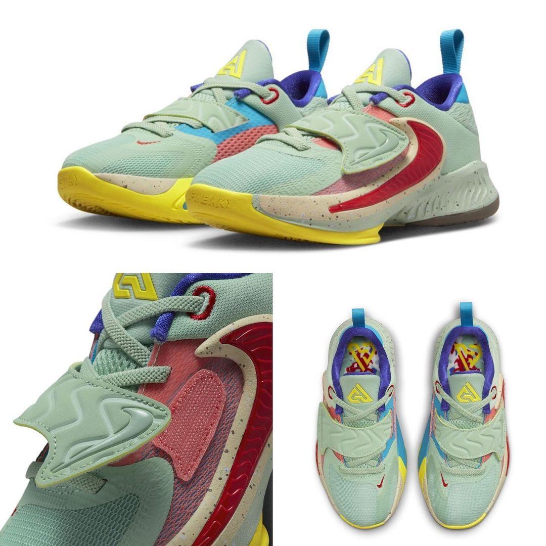 蓝白色篮球鞋（耐克新品！东契奇1代多配色曝光，Zion2新配色质感佳，AF1有惊喜）