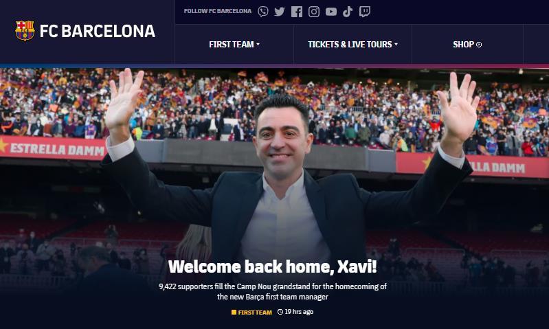 哈维带着巴塞罗那回来了（哈维回归巴萨 立志率队重回巅峰）