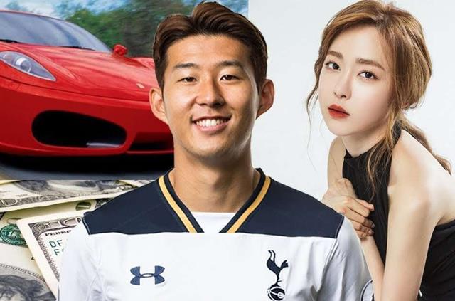 粉色的孙兴慜（31岁孙兴慜仍单身，1年赚8400万，前女友颜值高身材傲人）