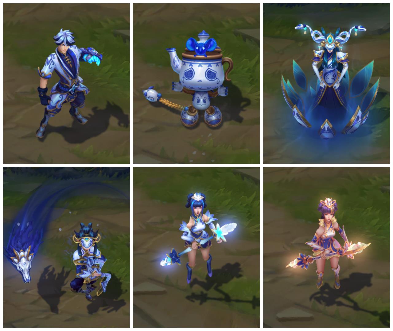 lolez皮肤高清图片（中国风拉满！LOL青花瓷系列皮肤上手体验：EZ手感、特效给好评）