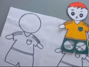 怎么做足球场上面的小人(孩子在家的指尖足球赛,制作竟然如此的简单,一起来看看)