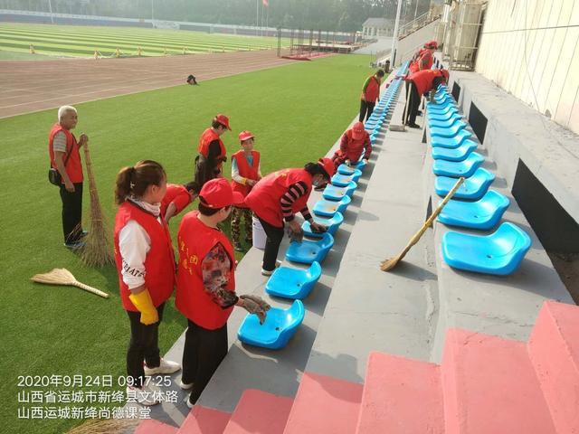 新绛县哪里有篮球比赛(体育场的志愿者)