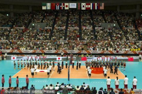 世界杯女排中日（中国女排3-1日本四夺世界杯冠军 直通里约奥运）