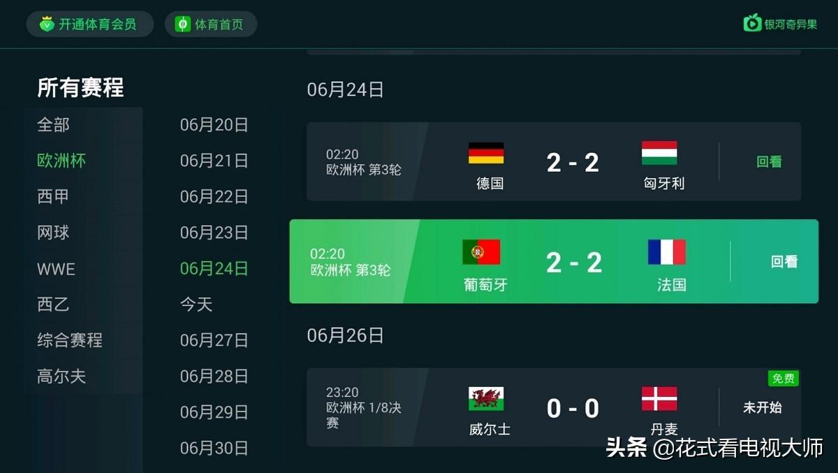 头条怎样看欧洲杯直播(欧洲杯直播回放在哪里看?全场回放有吗?)