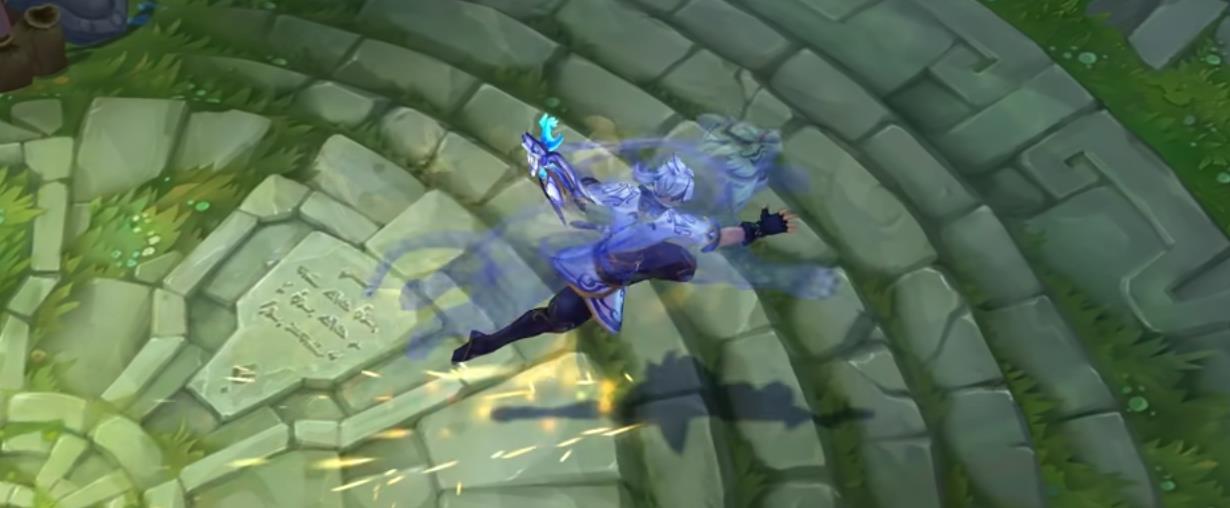 lolez皮肤高清图片（中国风拉满！LOL青花瓷系列皮肤上手体验：EZ手感、特效给好评）