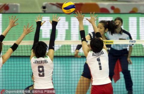 世界杯女排中日（中国女排3-1日本四夺世界杯冠军 直通里约奥运）