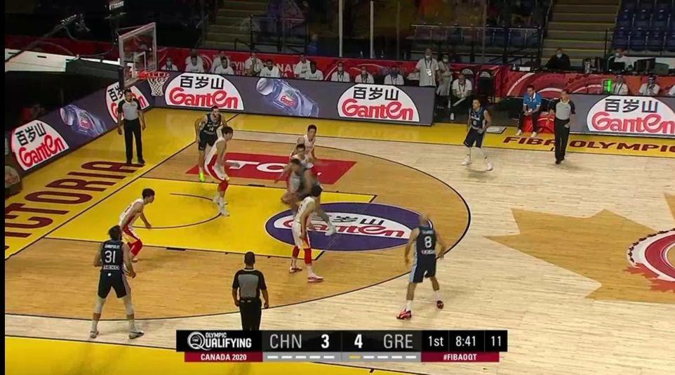 中国男篮vs希腊男篮直播平台(正在直播男篮奥运赛:中国队vs希腊队)