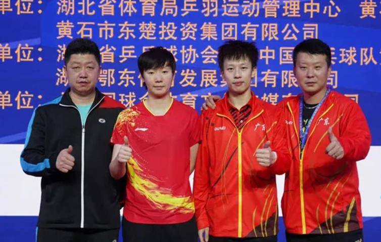 乒乓球混双是啥（国乒最强混双横空出世，剑指巴黎冠军，恭喜刘国梁昕雯组合安心了）