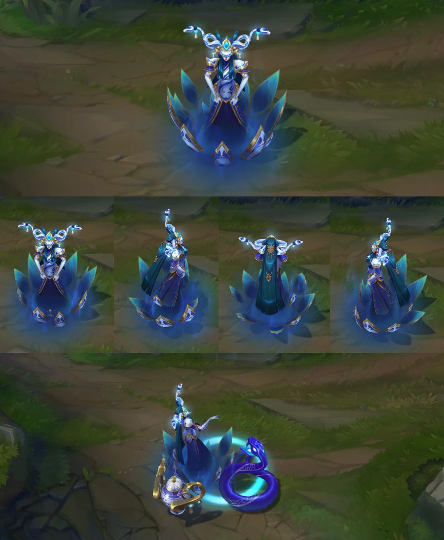 lolez皮肤高清图片（中国风拉满！LOL青花瓷系列皮肤上手体验：EZ手感、特效给好评）