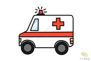救护车简笔画(救护车简笔画黑白)-华海博客