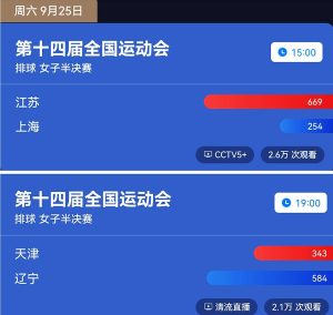 全运会足球半决赛直播（央视直播女排全运会半决赛 CCTV5+直播江苏战上海 李盈莹带伤战辽宁）-华海博客